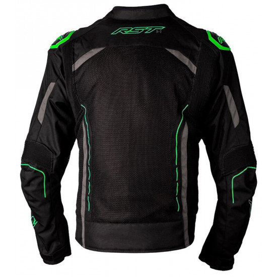 Veste RST S1 Mesh CE textile - noir/vert fluo taille S