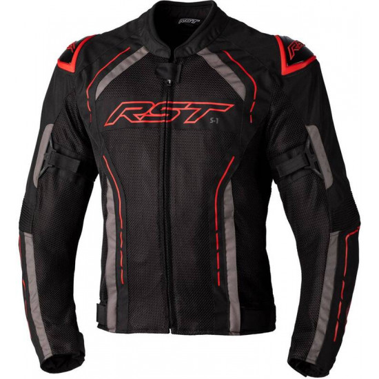 Veste RST S1 Mesh CE textile - Black/Red taille S