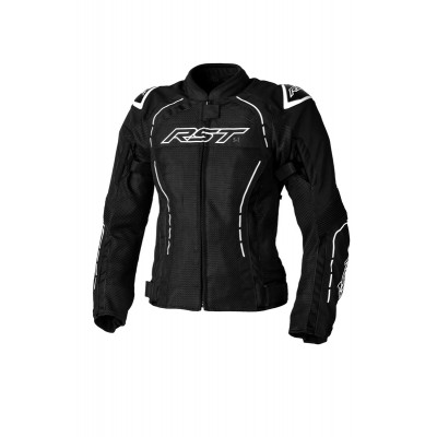 Veste femme RST S1 Mesh CE textile - noir/blanc taille M