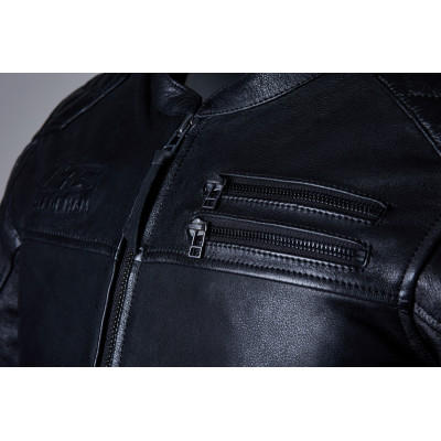 Veste RST Hillberry2 cuir CE homme - Noir