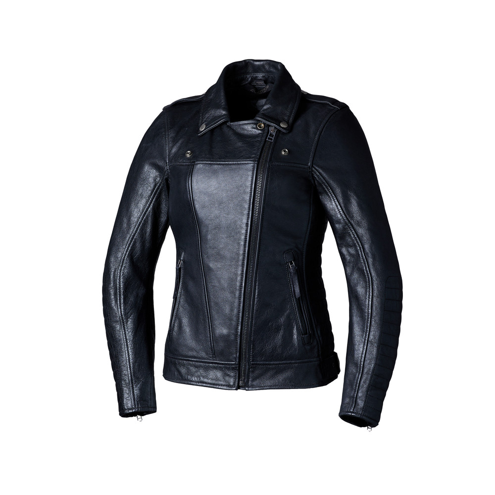 Veste RST Ripley2 cuir CE femme - Noir