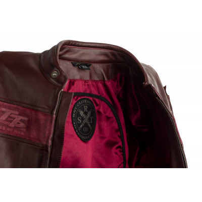 Blouson RST IOM TT Brandish cuir - rouge taille M