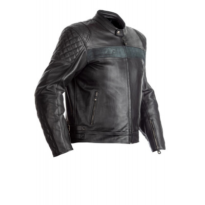 Blouson RST IOM TT Brandish cuir - noir taille S