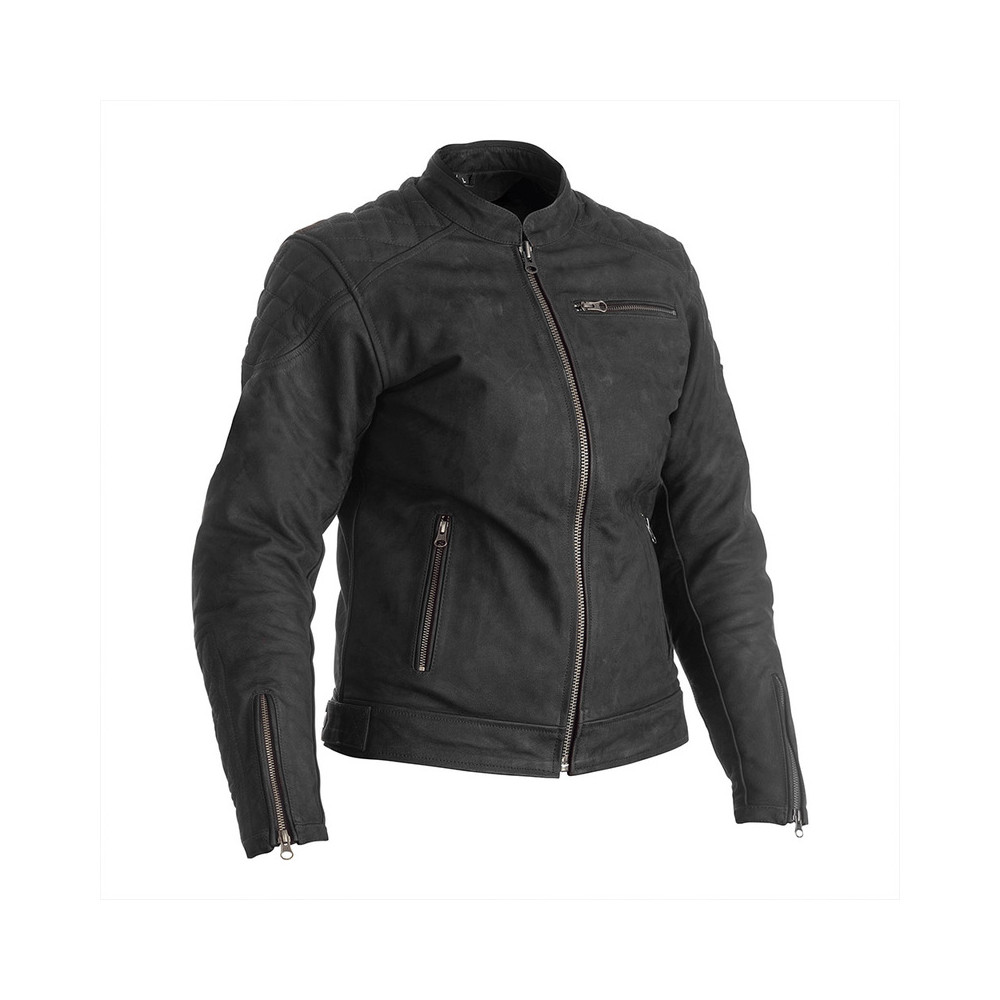 Blouson RST Ripley CE femme cuir - noir taille S