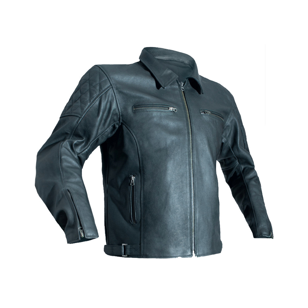 Veste RST Cruz cuir - noir taille S homme