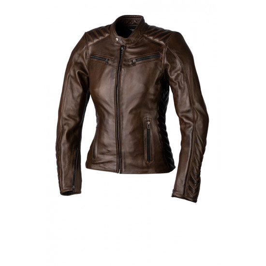 Veste femme RST Roadster 3 CE cuir - marron taille XS