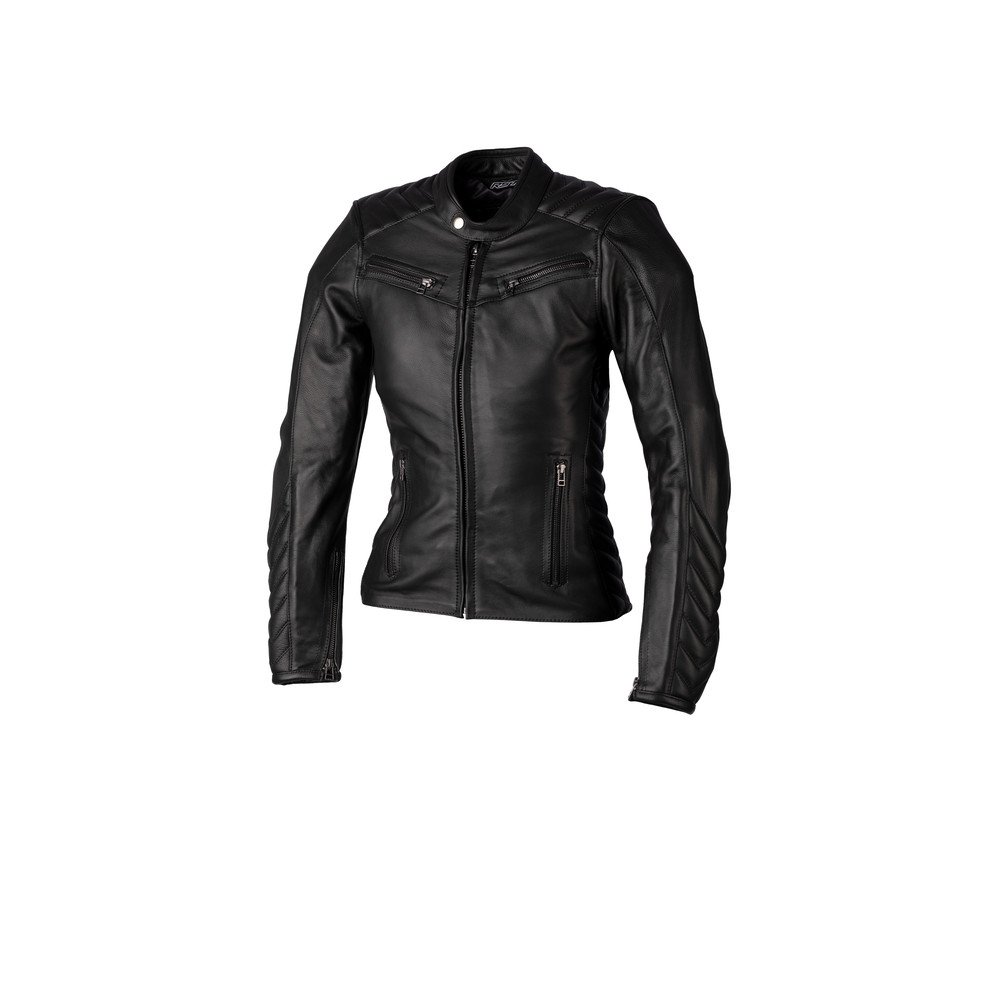 Veste femme RST Roadster 3 CE cuir - noir taille XS