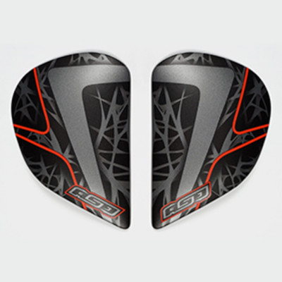 Platine écran ARAI Super AdSis J Sting Frost Red casque intégral