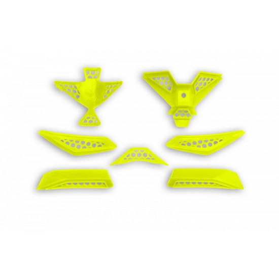 Kit extracteurs d'air UFO Diamond - jaune fluo