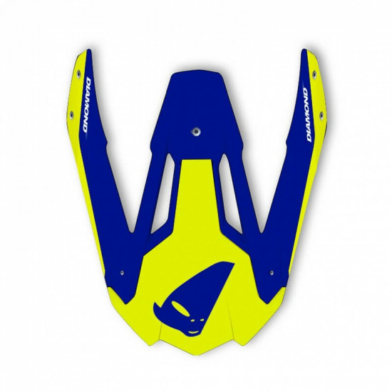 Visière UFO Diamond jaune/bleu