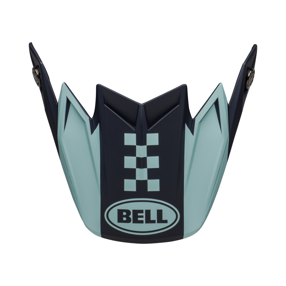 Visière BELL Moto-9 Flex Breakaway Matte Navy/Light Blue