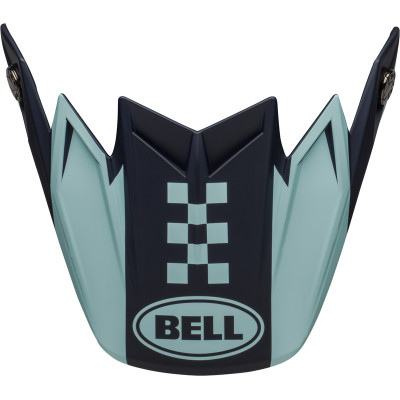 Visière BELL Moto-9 Flex Breakaway Matte Navy/Light Blue