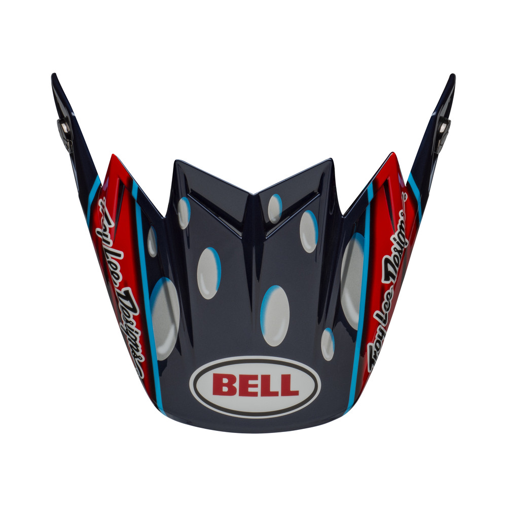 Visière BELL Moto-9 Flex McGrath Replica Gloss Blue/Red/Black