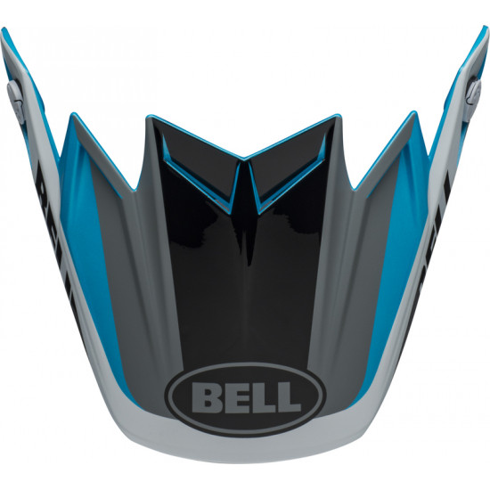 Visière BELL Moto-9 Flex Division White/Black/Blue