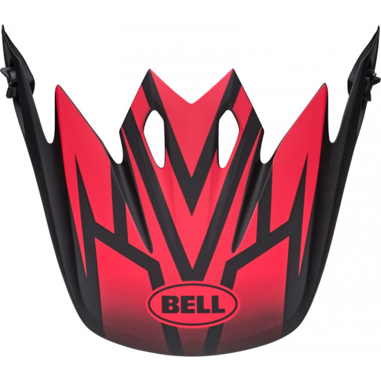 Visière BELL MX-9  Mips - Disrupt Mat Noir/Rouge