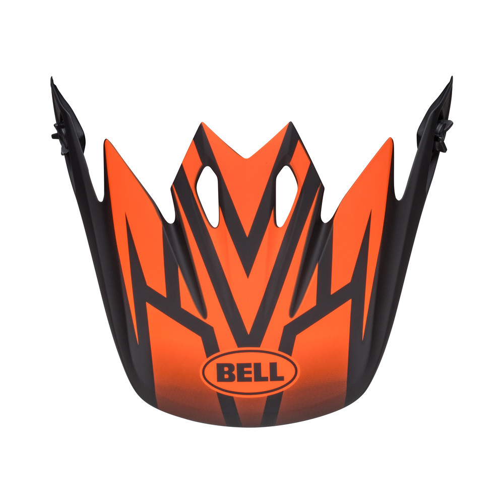 Visière BELL MX-9  Mips - Disrupt noir mat/orange