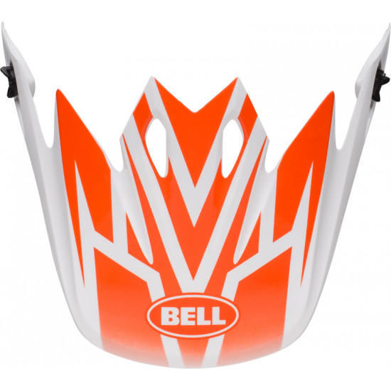 Visière BELL MX-9  Mips - Disrupt blanc/orange