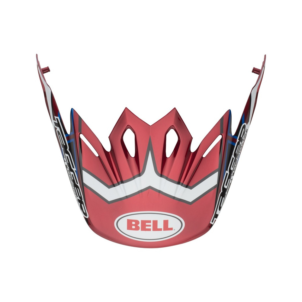 Visière BELL Moto 9 Flex/Moto 9 rouge