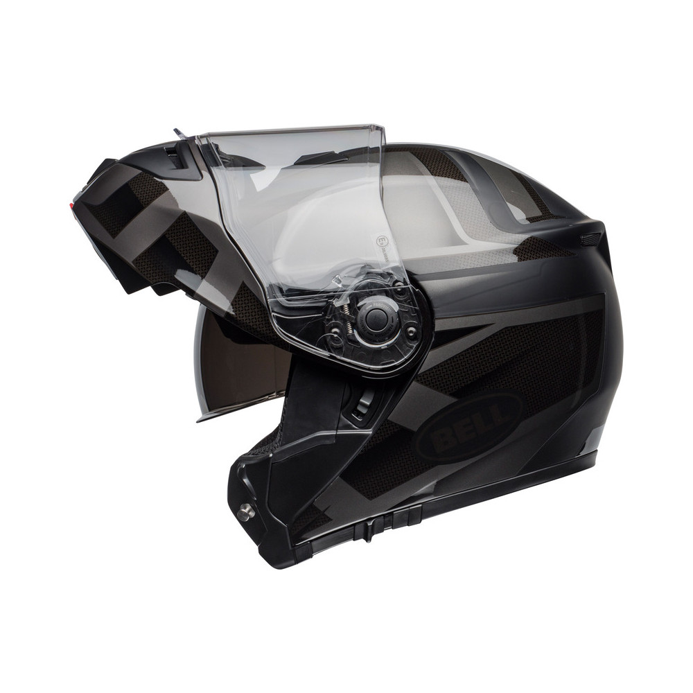 Casque BELL SRT Modular - Predator Matte/Gloss Blackout