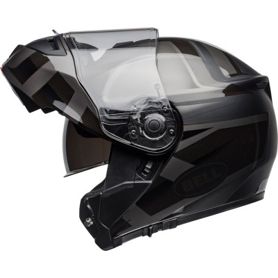 Casque BELL SRT Modular - Predator Matte/Gloss Blackout