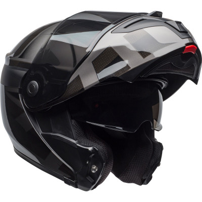 Casque BELL SRT Modular - Predator Matte/Gloss Blackout