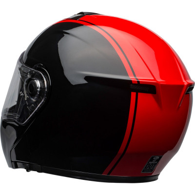 Casque BELL SRT Modular Ribbon Gloss Black/Red taille XS