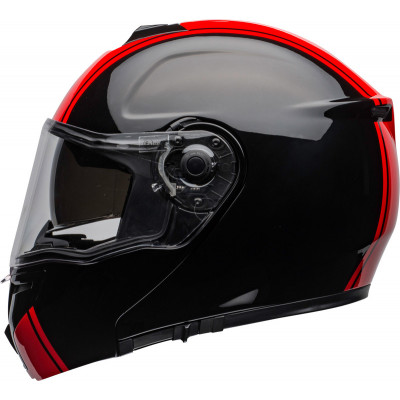 Casque BELL SRT Modular Ribbon Gloss Black/Red taille XS