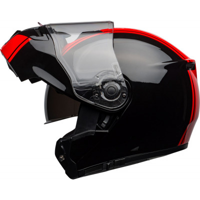 Casque BELL SRT Modular Ribbon Gloss Black/Red taille XS