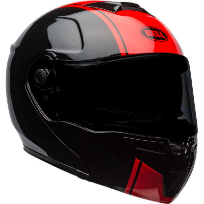 Casque BELL SRT Modular Ribbon Gloss Black/Red taille XS