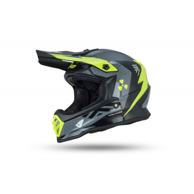 Casque UFO Voltage noir/jaune fluo taille S