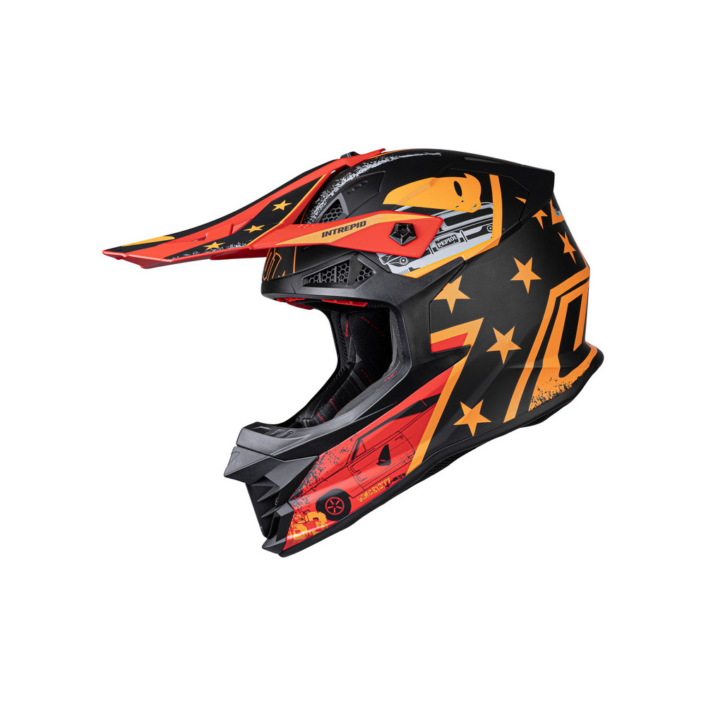 Casque UFO Intrepid - noir/rouge/orange