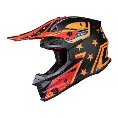 Casque UFO Intrepid - noir/rouge/orange