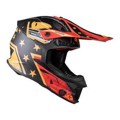 Casque UFO Intrepid - noir/rouge/orange