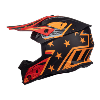 Casque UFO Intrepid - noir/rouge/orange