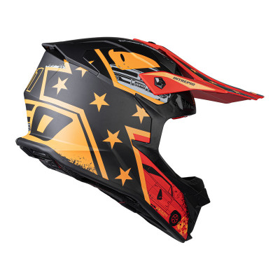 Casque UFO Intrepid - noir/rouge/orange