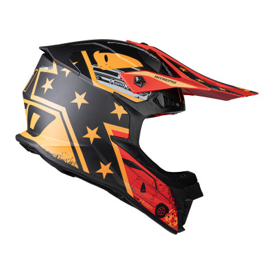 Casque UFO Intrepid - noir/rouge/orange