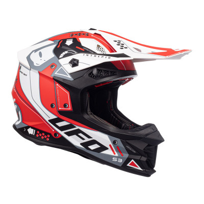 Casque UFO Intrepid - rouge/blanc