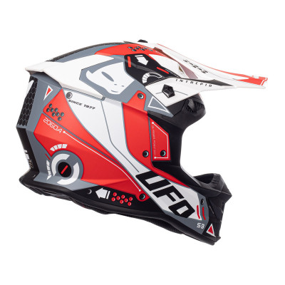 Casque UFO Intrepid - rouge/blanc