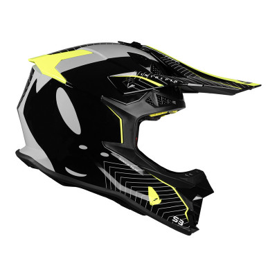 Casque UFO Intrepid - noir/jaune fluo