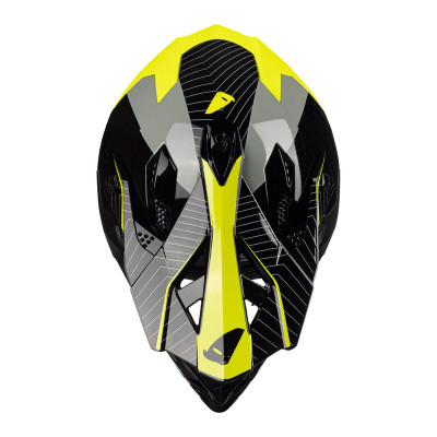 Casque UFO Intrepid - noir/jaune fluo