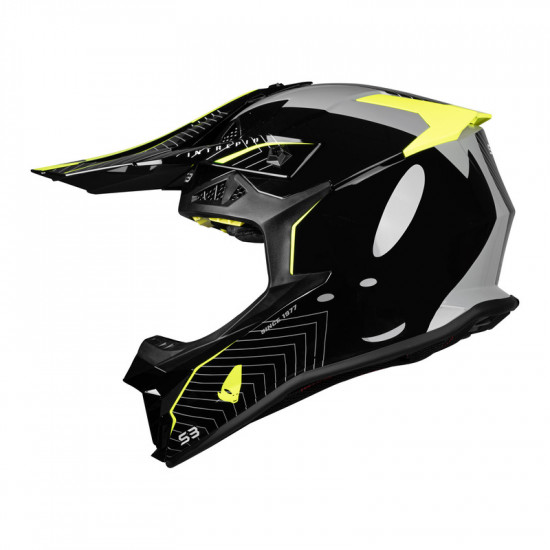 Casque UFO Intrepid - noir/jaune fluo