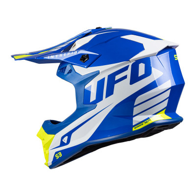 Casque UFO Intrepid - bleu/blanc/jaune fluo