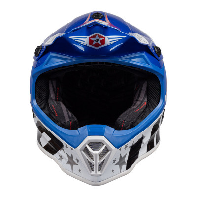 Casque UFO Captain Kid - bleu/blanc