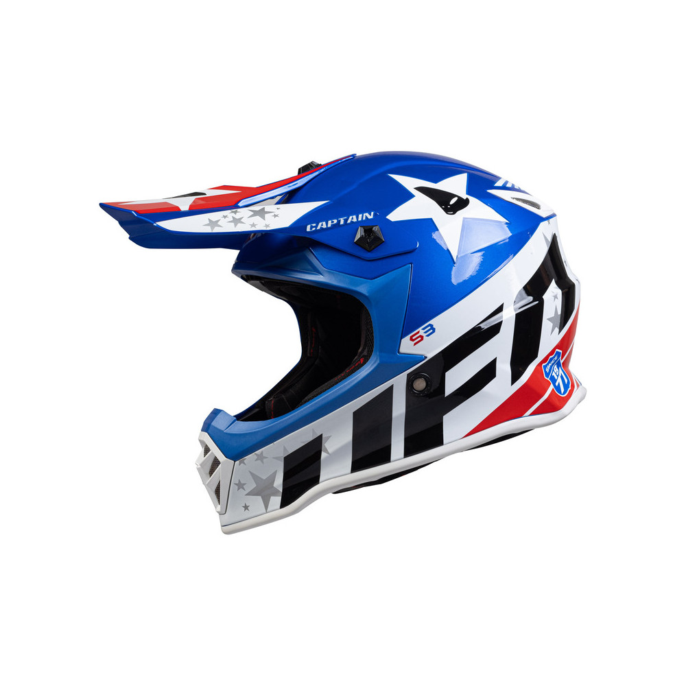 Casque UFO Captain Kid - bleu/blanc