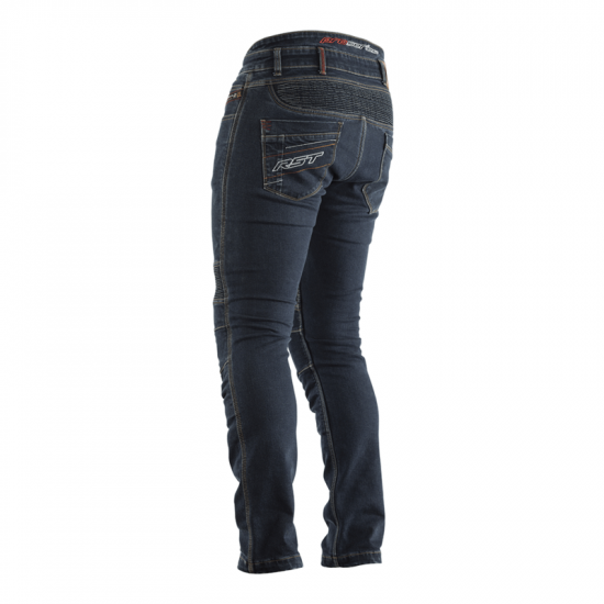 Pantalon RST x Kevlar® Aramid Tech Pro CE textile renforcé - bleu foncé taille M court