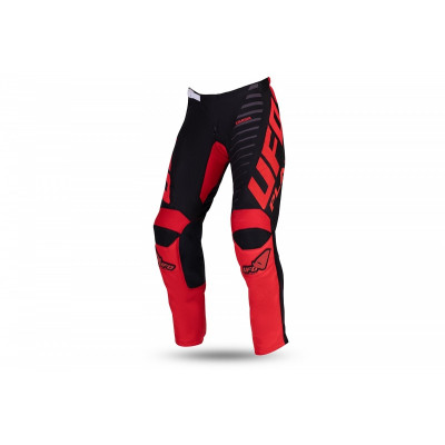 Pantalon motocross UFO Kimura noir/rouge taille 44