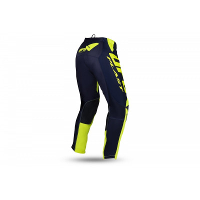 Pantalon motocross UFO Kimura bleu/jaune fluo taille 44