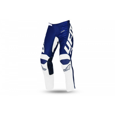 Pantalon motocross enfant UFO Kimura bleu/blanc taille 26