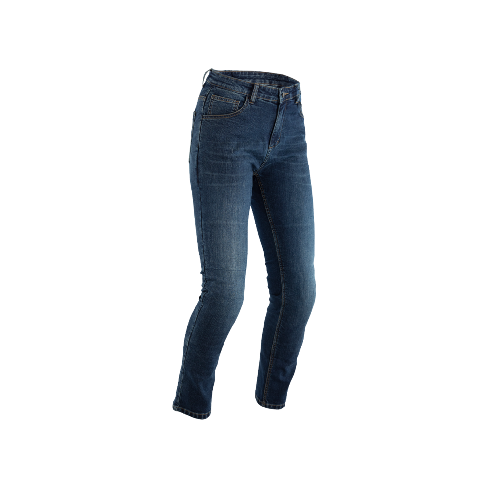 Jean RST x Kevlar® Tapered-Fit CE textile renforcé femme - Midnight Blue taille XS court