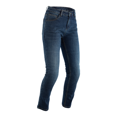 Jean RST x Kevlar® Tapered-Fit CE textile renforcé femme - Midnight Blue taille XS court